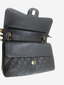 Chanel Black 2013 jumbo caviar Classic double flap bag