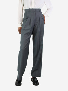 Frankie Shop Dark grey pleated trousers - size XS