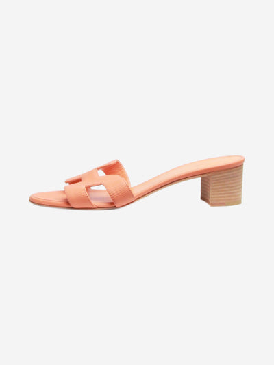 Orange Oasis sandals - size EU 39 Heels Hermes 