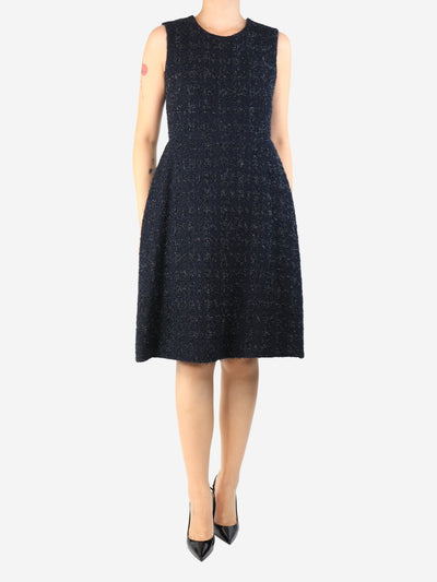 Black sleeveless tweed midi dress - size UK 10 Dresses Simone Rocha 