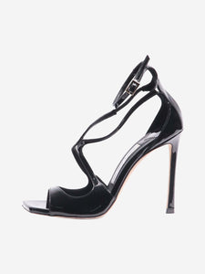 Jimmy Choo Black patent Azia sandals - size EU 35.5