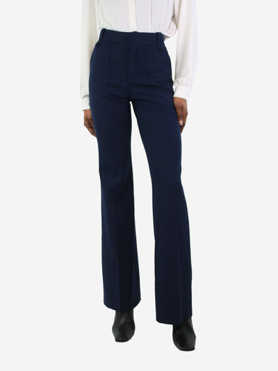 Navy blue tailored trousers - size UK 8 Trousers Chloe 