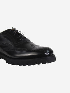 Church's Black Oxford brogue shoes - size EU 40 (UK 7)