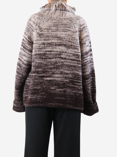 Brown fringed cardigan - size Knitwear Mandkhai 