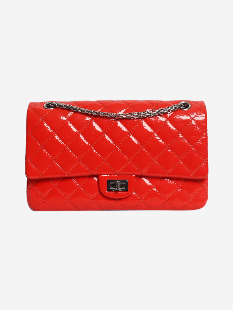 Red 2.55 reissue double flap bag