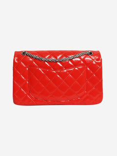 Red 2.55 reissue double flap bag