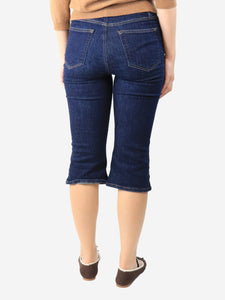 Frame Dark blue cropped jeans - size UK 10