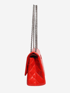 Red 2.55 reissue double flap bag