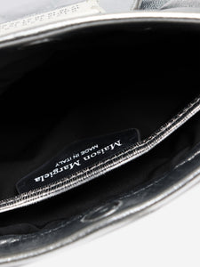 Maison Margiela Silver Glam Slam classique metallic leather bag