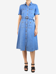 Sezane Blue denim dress - size UK 8
