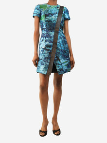 Blue tweed embroidered dress - size UK 4 Dresses Proenza Schouler 
