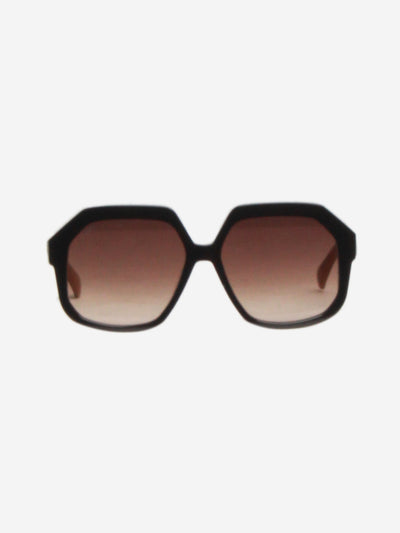 Max Mara Brown oversized square sunglasses - size Sunglasses Max Mara 