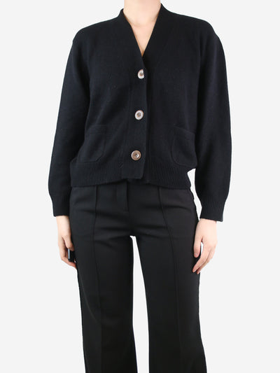 Black pocket cardigan - size M/L Knitwear By Marie 
