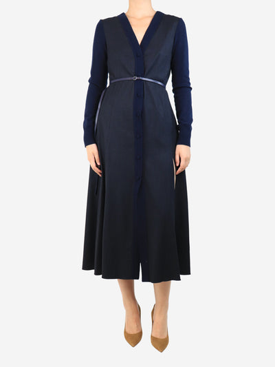 Navy button-down maxi dress - size UK 10 Dresses Altuzarra 