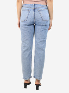 Rag & Bone Blue rhinestone embellished jeans - size UK 10