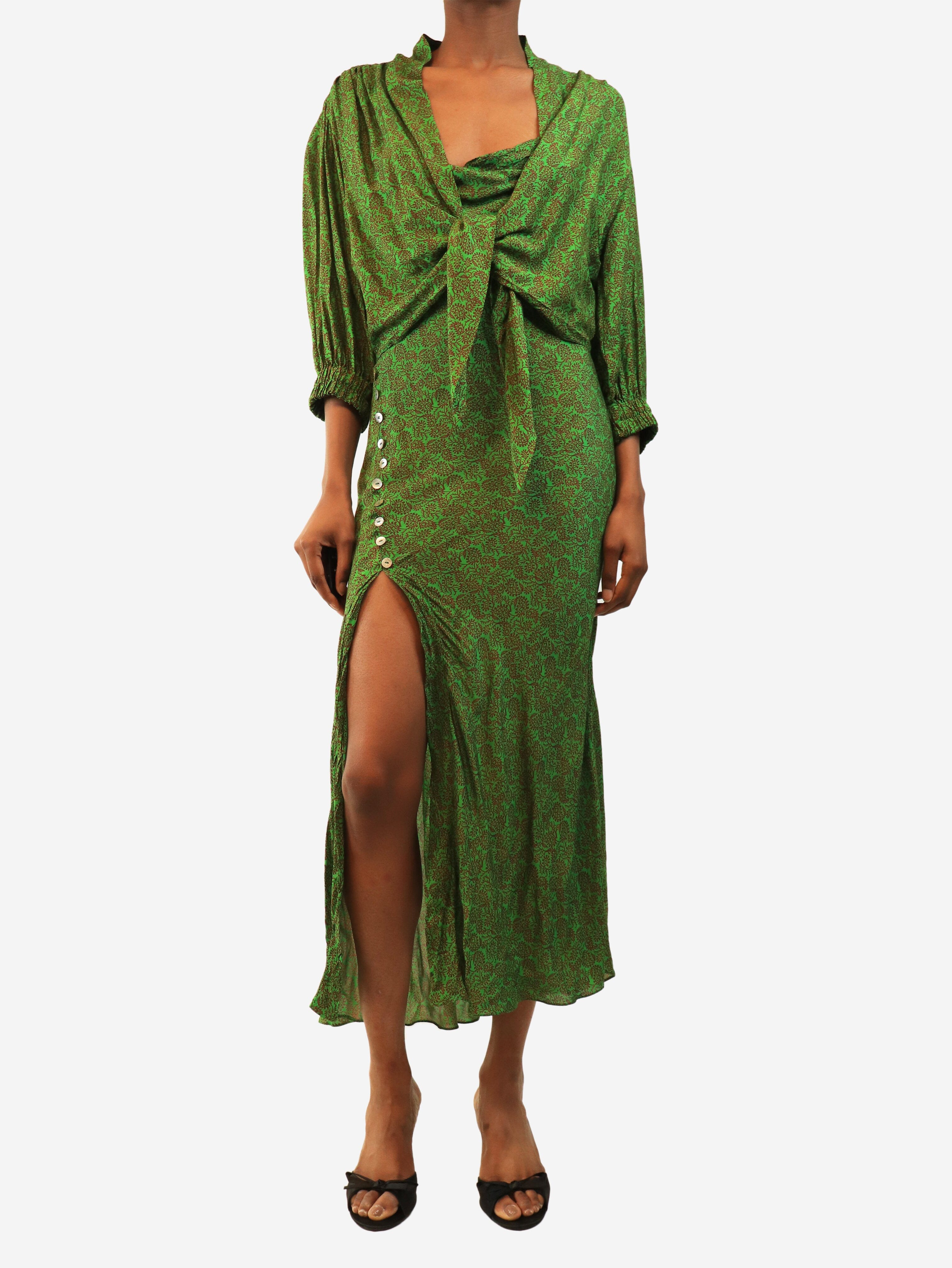 Green dress and wrap top set - size S Sets vix paulahermanny 