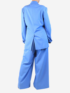 Blue wool two-piece suit set - size UK 12 Sets Dries Van Noten 