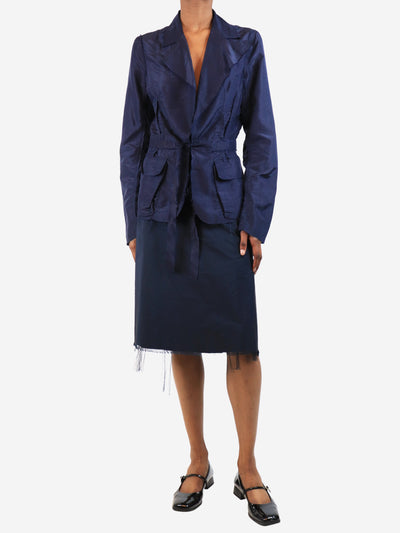 Navy light jacket and skirt set - size UK 10 Sets Lanvin 