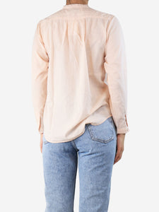 Aime Peach cotton blouse - size UK 8