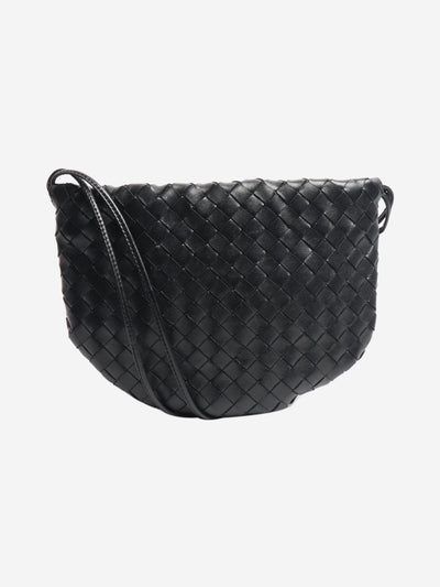 Black intrecciato shoulder bag Shoulder bags Bottega Veneta 