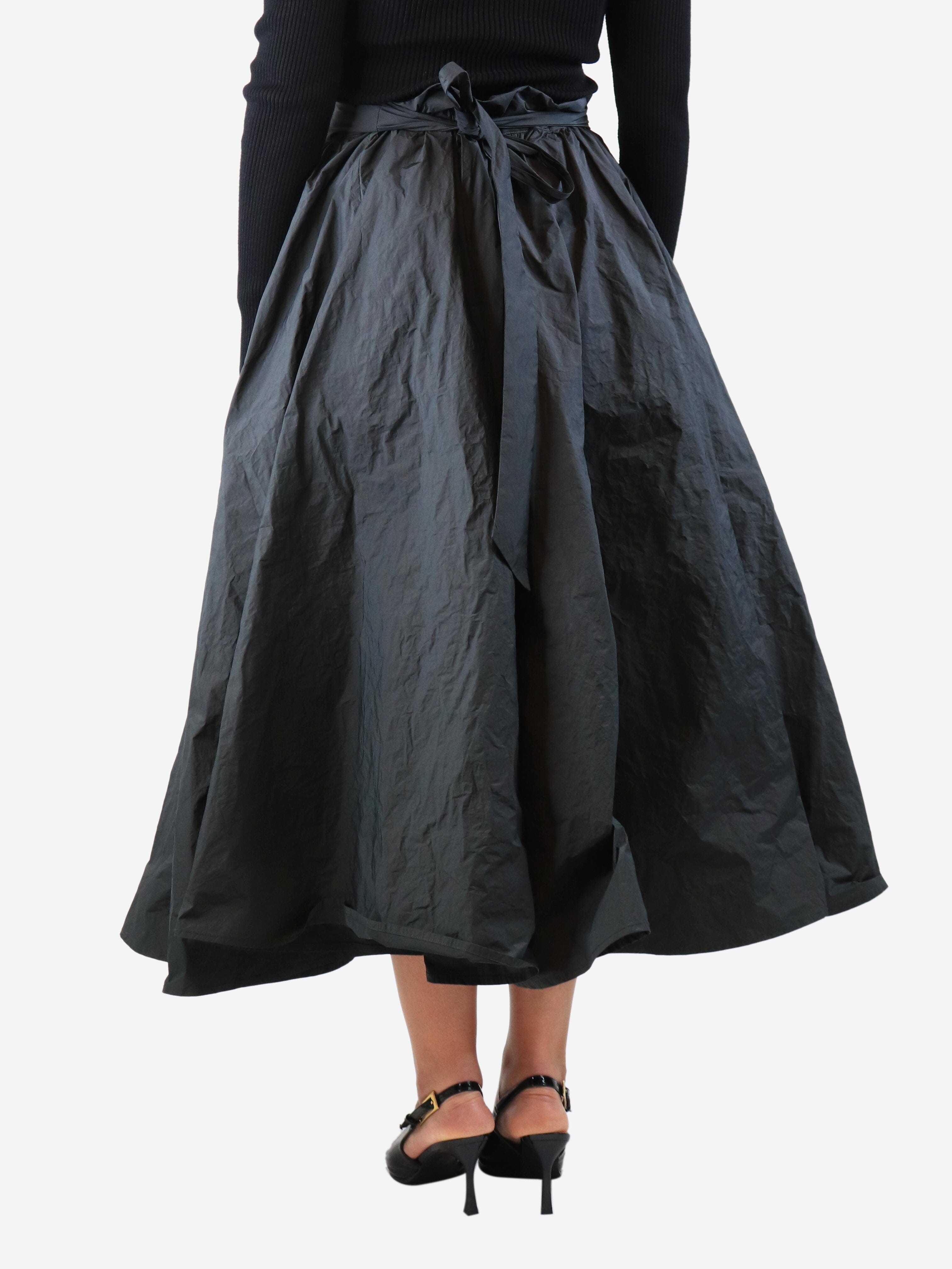 Black taffeta bubble skirt - size L Skirts Apuntob 