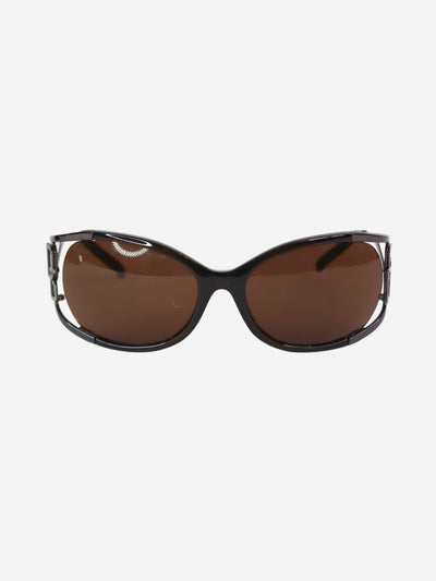 Brown wide frame sunglasses Sunglasses Dolce & Gabbana 