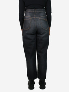 Isabel Marant Etoile Washed black baggy jeans - size UK 14