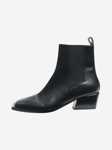 Dagmar Black square-toe Chelsea boots - size EU 38