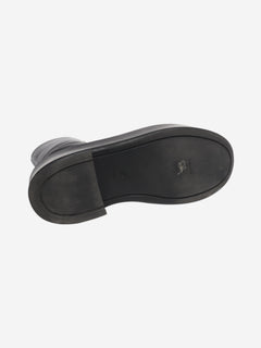 Black zip front leather boots - size EU 39 (UK 6) Boots The Row 