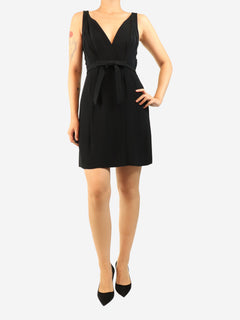 Black sleeveless bow-front mini dress - size UK 10 Dresses Nina Ricci 