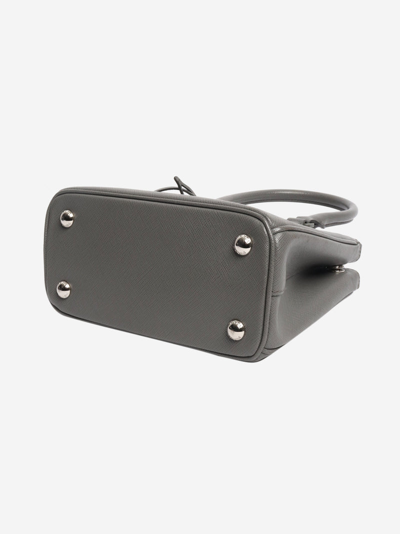 Grey mini Saffiano Galleria 2way bag Cross-body bags Prada 