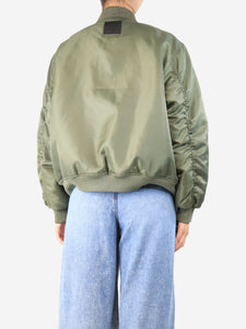 Anine Bing Army green Leon bomber jacket - size S
