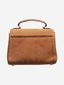 Demellier Ochre Melissa A.R. x The Paris suede cross-body bag