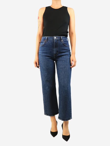 Blue dark wash jeans - size UK 8 alternate image
