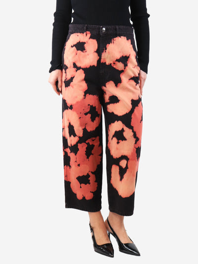 Black tie-dye jeans - size UK 10 Trousers Marni 