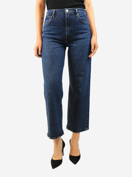 Blue dark wash jeans - size UK 8 product image