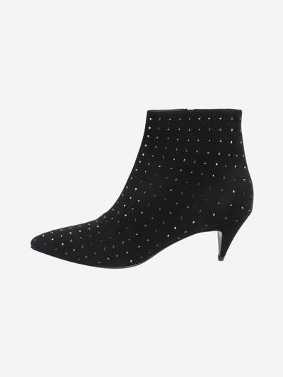 Black suede ankle boots - size EU 40 (UK 7) Boots Saint Laurent 