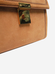 Demellier Ochre Melissa A.R. x The Paris suede cross-body bag