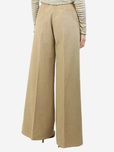 Forte Forte Neutral straight leg trousers - size UK 10