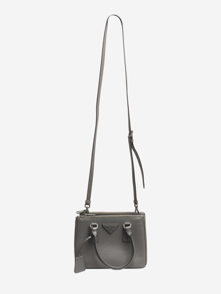 Grey mini Saffiano Galleria 2way bag alternate image