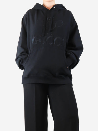 Black tennis racket hoodie - size S Tops Gucci 