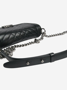 Chanel Black 2014 lambskin quilted Boy bag