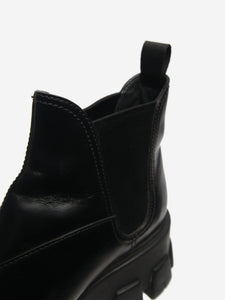 Prada Black Monolith Chelsea boots - size EU 38.5