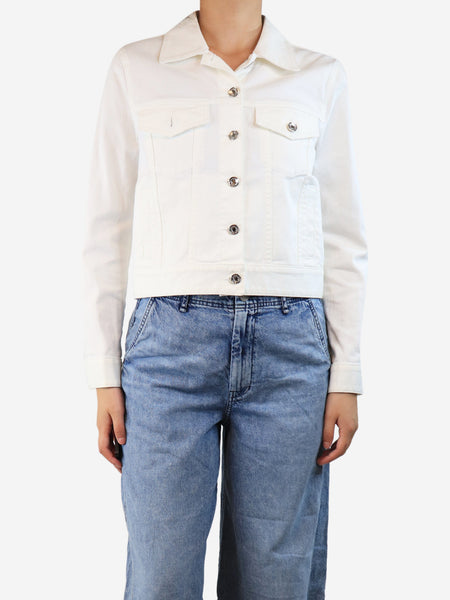 White denim jacket - size UK 8 product image