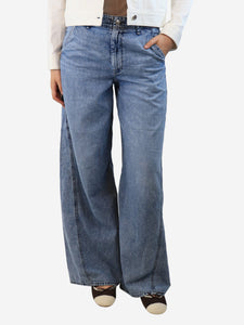 Rag & Bone Blue baggy-fit jeans - size UK 10