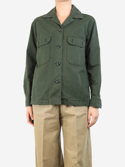 Khaki utilty jacket - size UK 8 Coats & Jackets Aspesi 