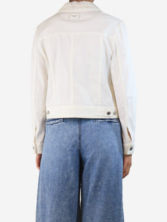 White denim jacket - size UK 8 Coats & Jackets Dolce & Gabbana 