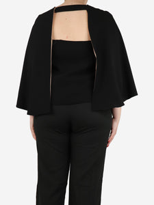 Valentino Black silk top - size UK 14