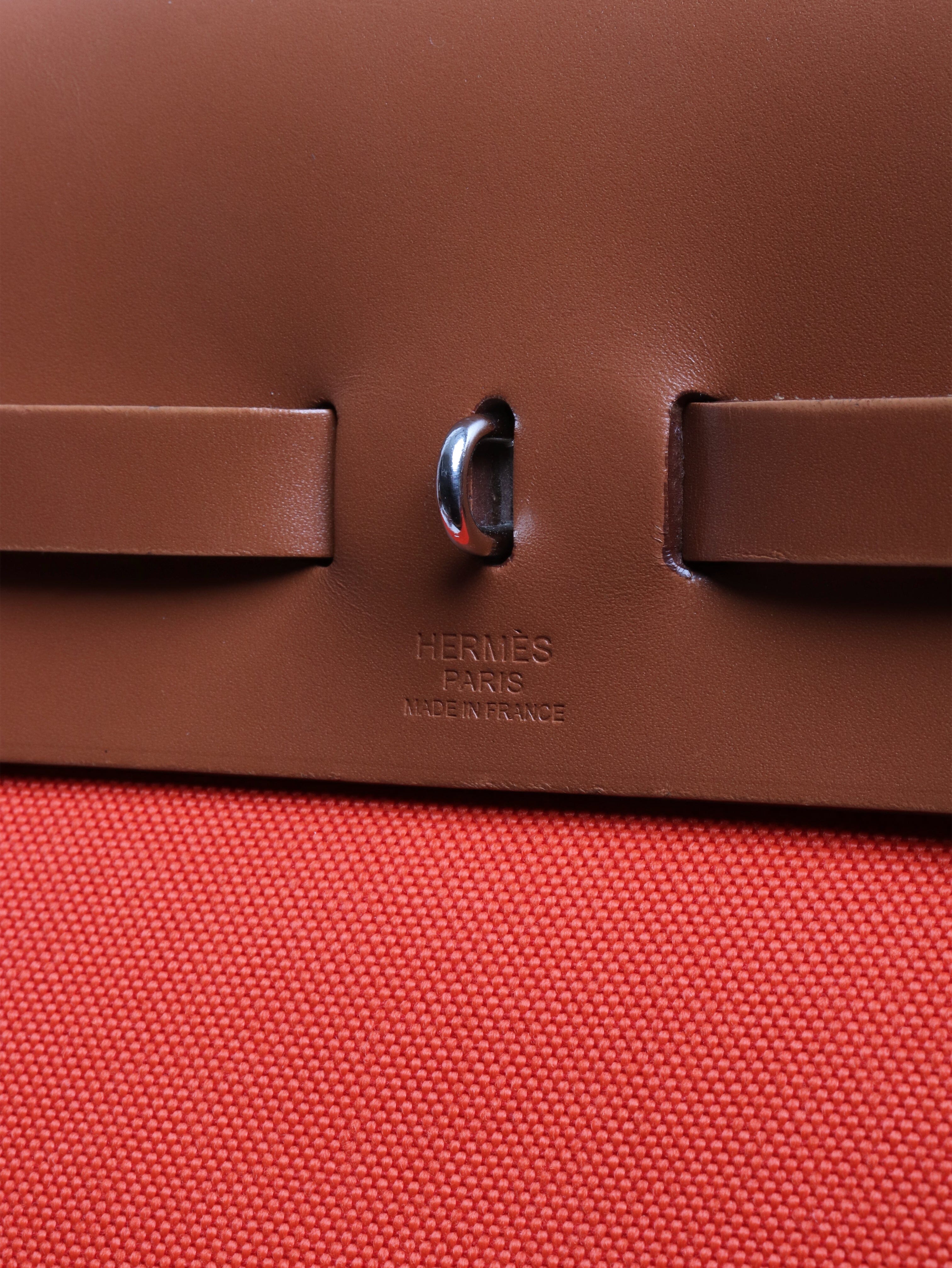 Orange Herbag 31 Tote Bags Hermes 