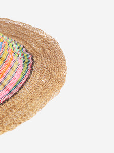 Grevi Multicolour floral-applique sunhat